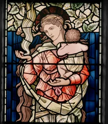 Birmingham, Ward End, St Margaret, Charity (detail), 1902